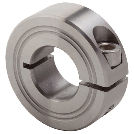 16mm ID Split With Relief Cut Metric Clamp Collar, Ss